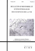 Bulletin d'histoire et d'épistémologie des sciences de la vie, v. 28, no 01